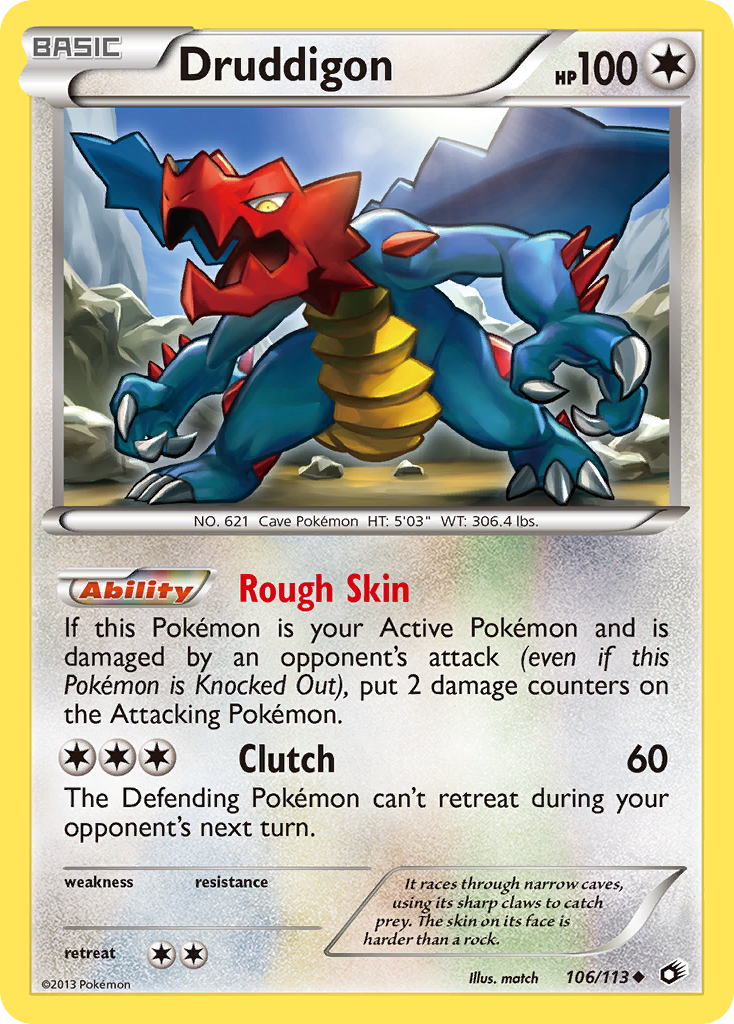 Druddigon — Legendary Treasures #106 / 113