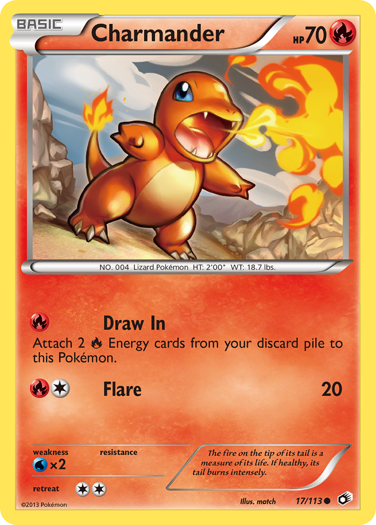 Charmander — Legendary Treasures #017 / 113