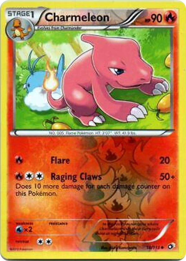 Charmeleon, Legendary Treasures #018 / 113
