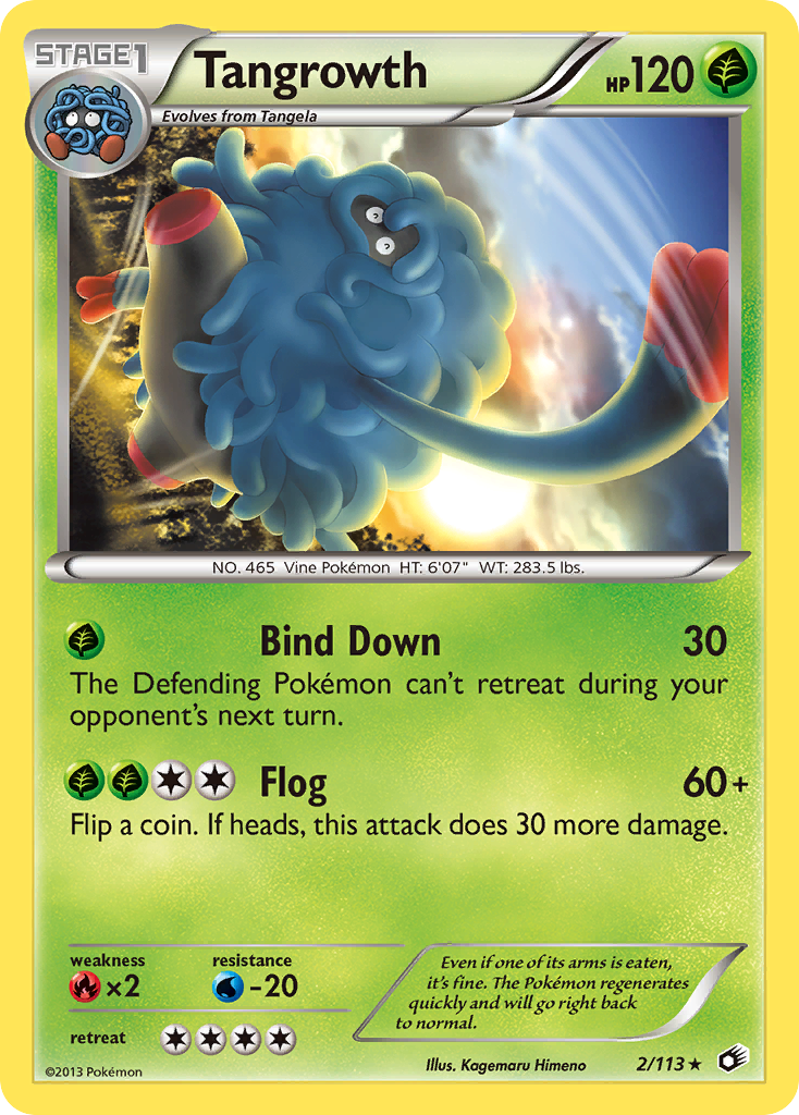 Tangrowth — Legendary Treasures #002 / 113
