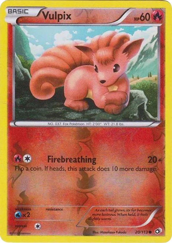 Vulpix — Legendary Treasures #020 / 113