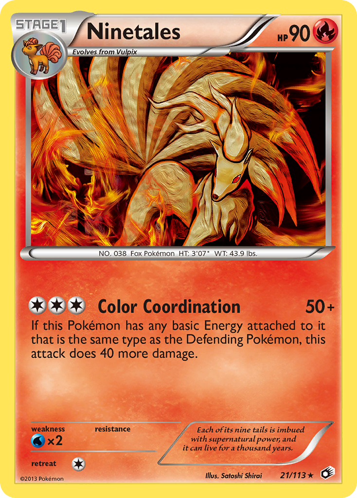 Ninetales — Legendary Treasures #021 / 113