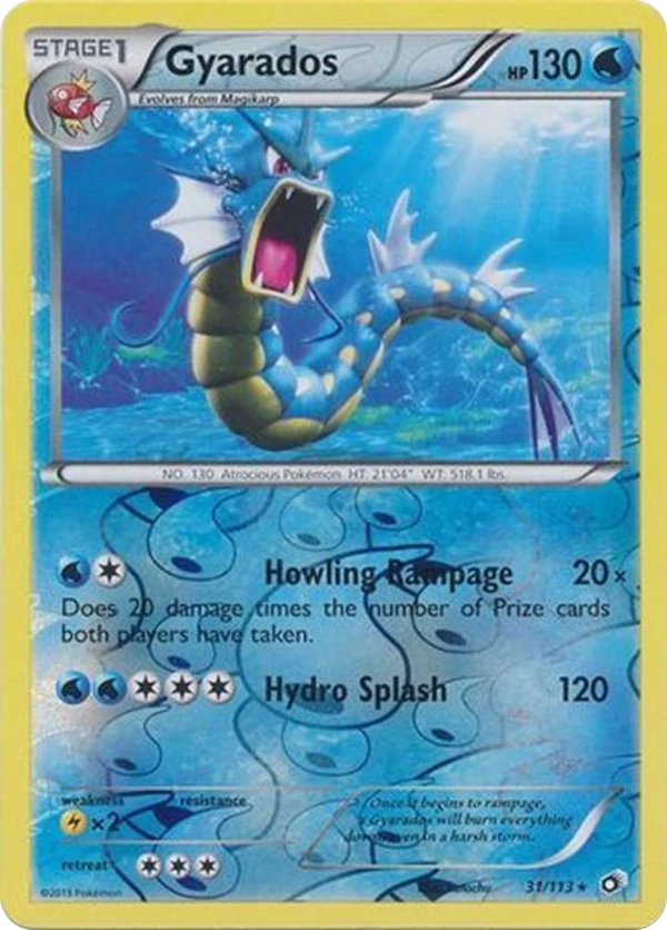 Gyarados — Legendary Treasures #031 / 113