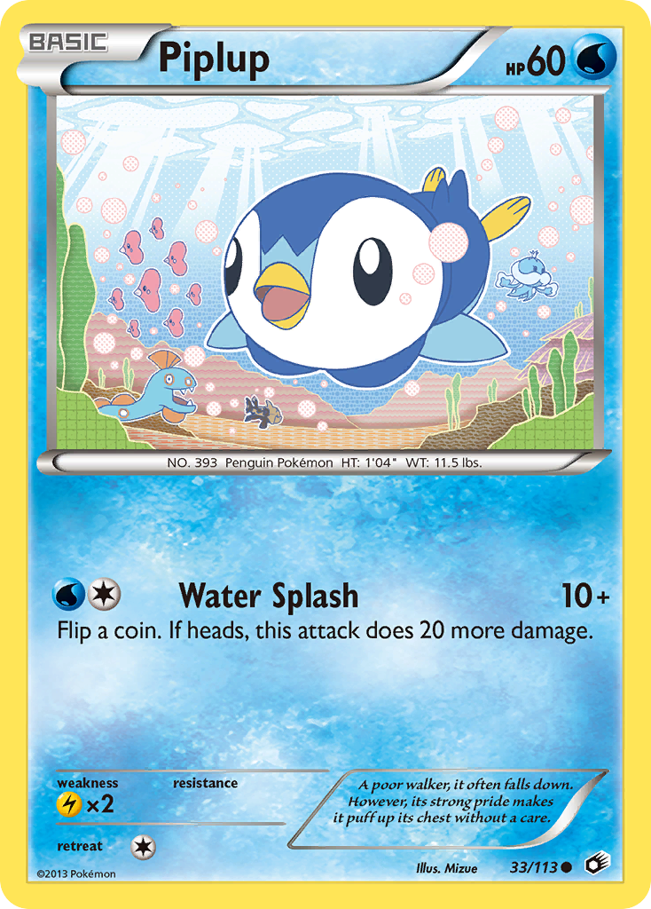 Piplup — Legendary Treasures #033 / 113