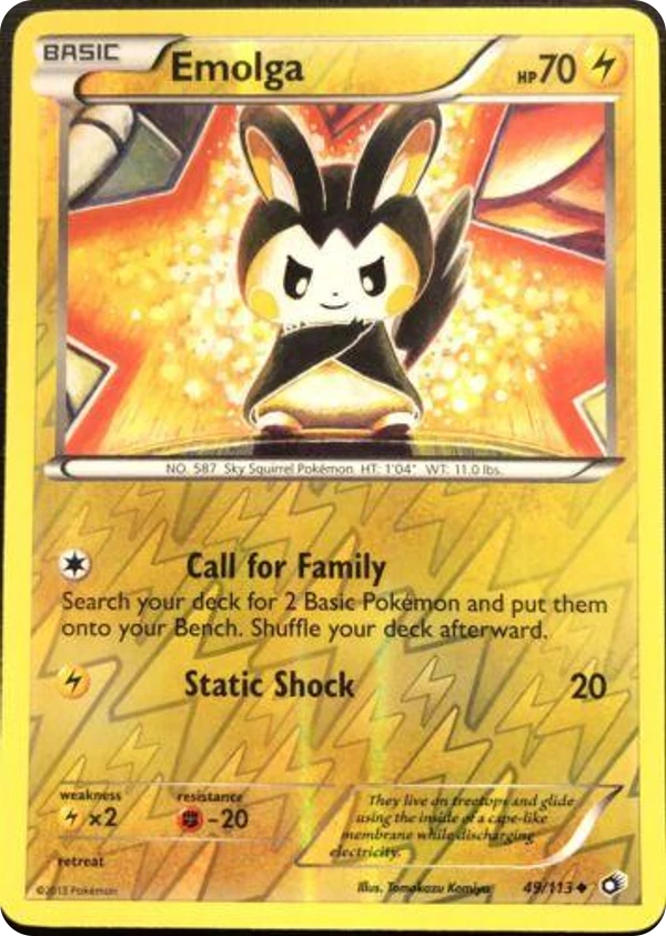 Emolga — Legendary Treasures #049 / 113