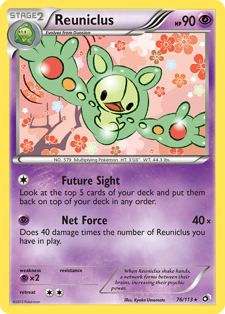 Reuniclus — Legendary Treasures #076 / 113
