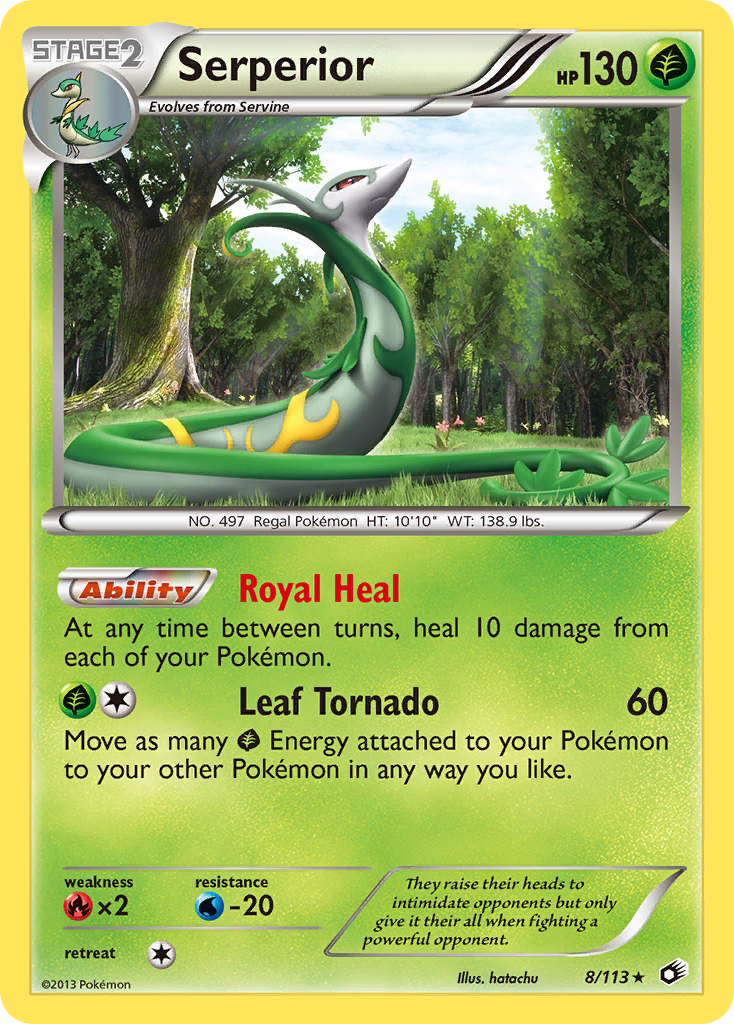 Serperior — Legendary Treasures #008 / 113