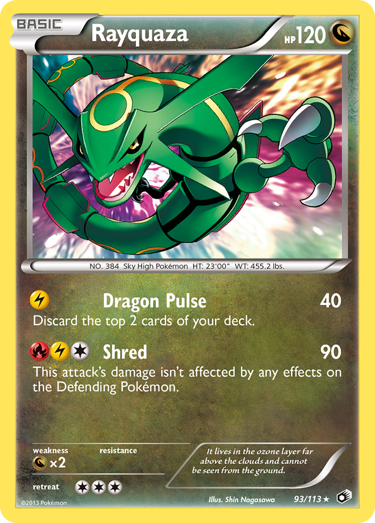 Rayquaza — Legendary Treasures #093 / 113