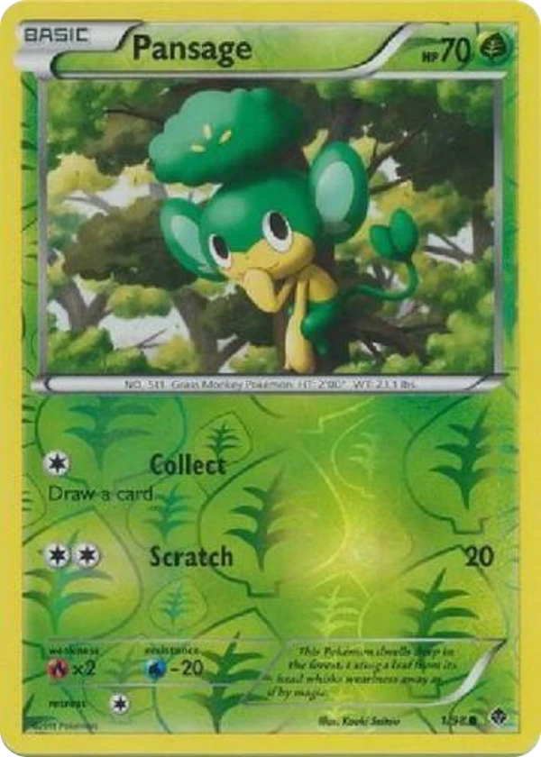 Pansage — Emerging Powers #001 / 98