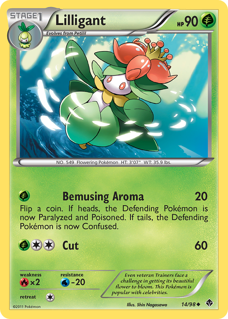 Lilligant — Emerging Powers #014 / 98