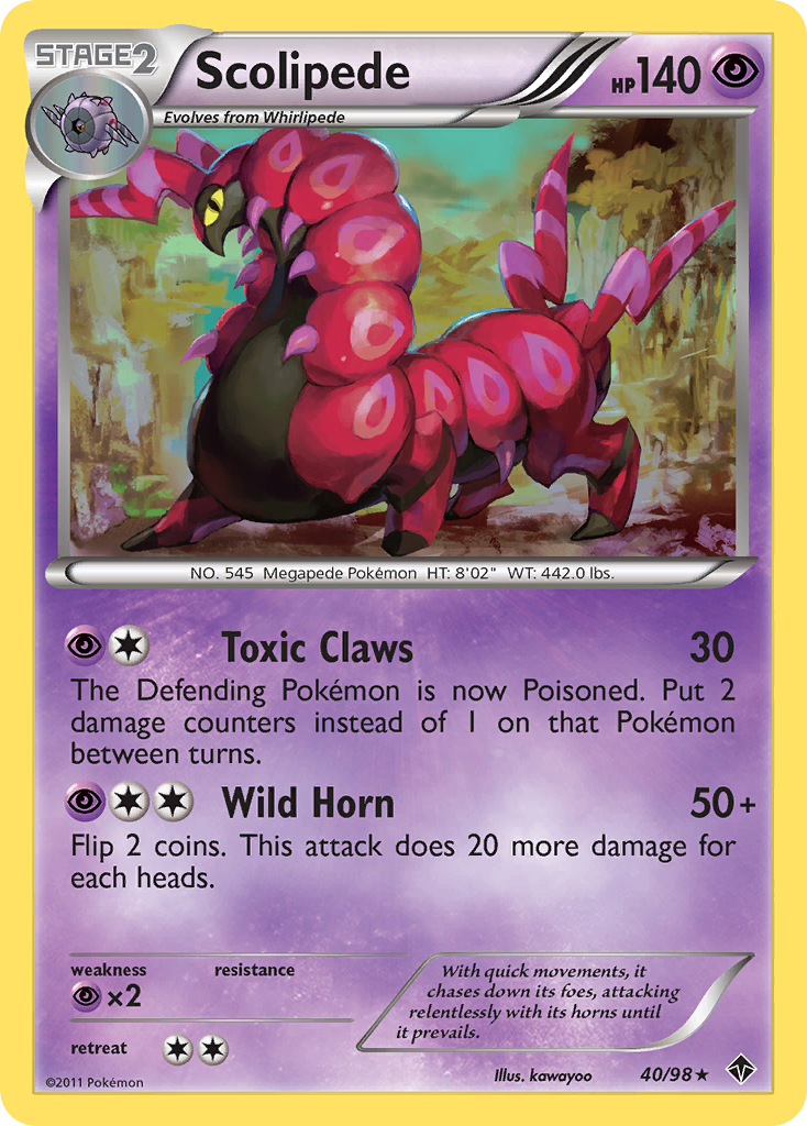 Scolipede — Emerging Powers #040 / 98