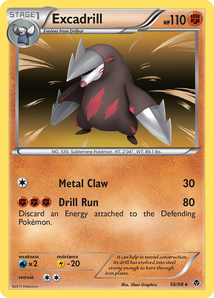 Excadrill — Emerging Powers #056 / 98