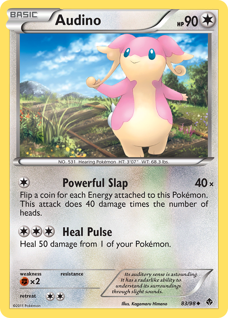 Audino — Emerging Powers #083 / 98