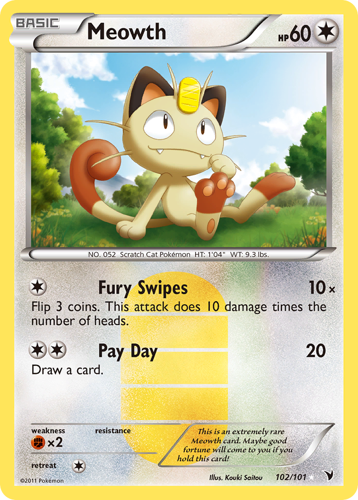 Meowth — Noble Victories #102 / 101