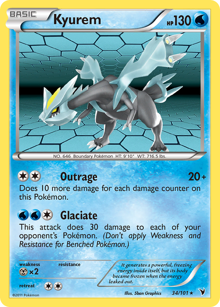 Kyurem — Noble Victories #034 / 101