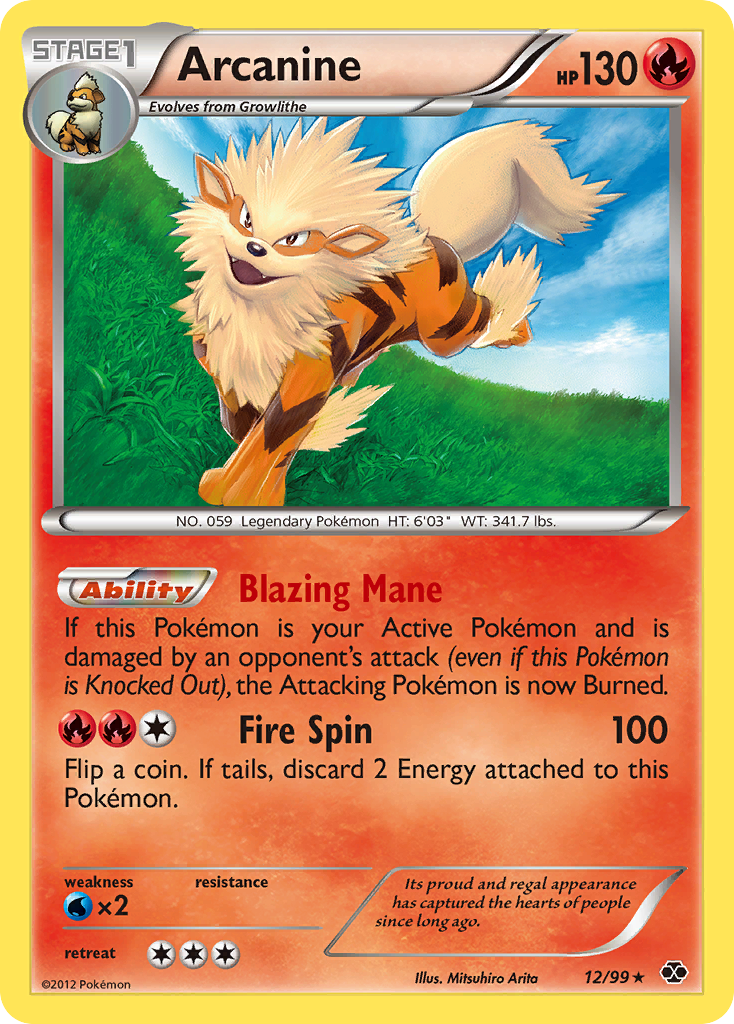 Arcanine — Next Destinies #012 / 99