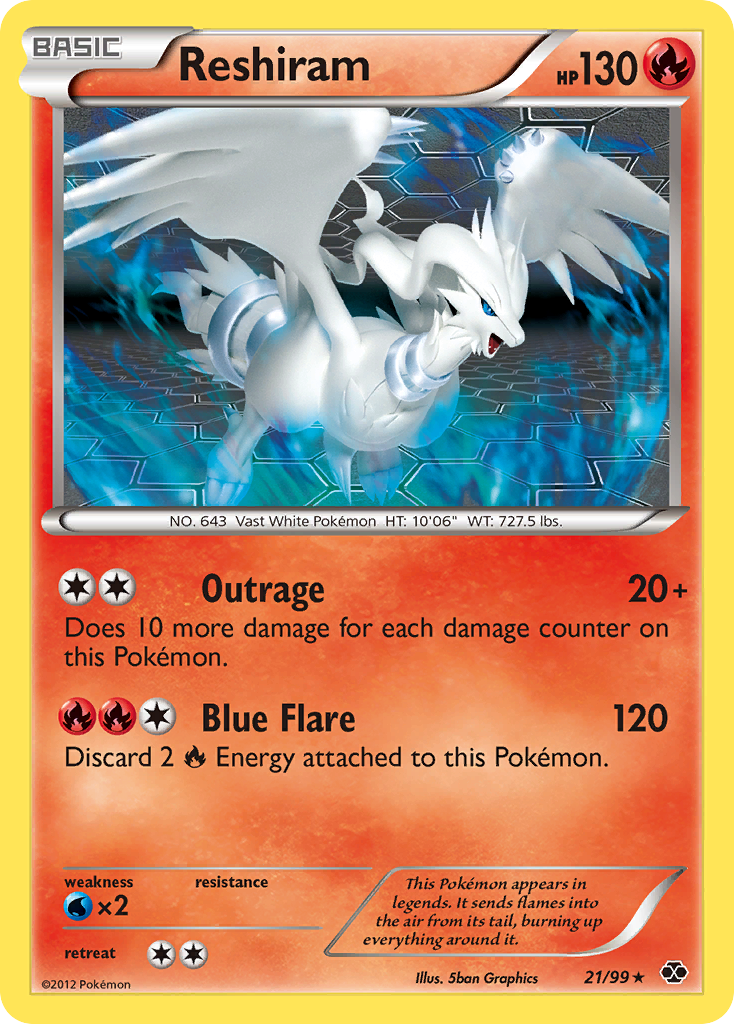 Reshiram — Next Destinies #021 / 99