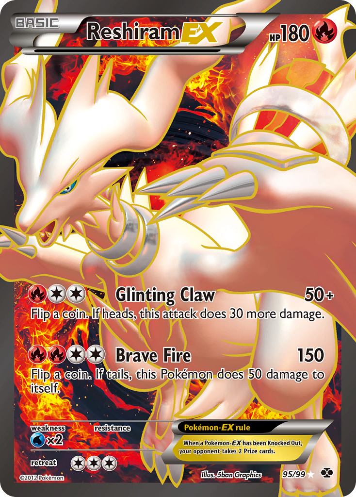 Reshiram-EX — Next Destinies #095 / 99