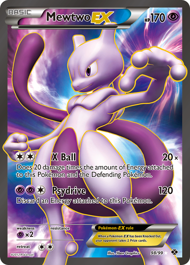Mewtwo-EX — Next Destinies #098 / 99