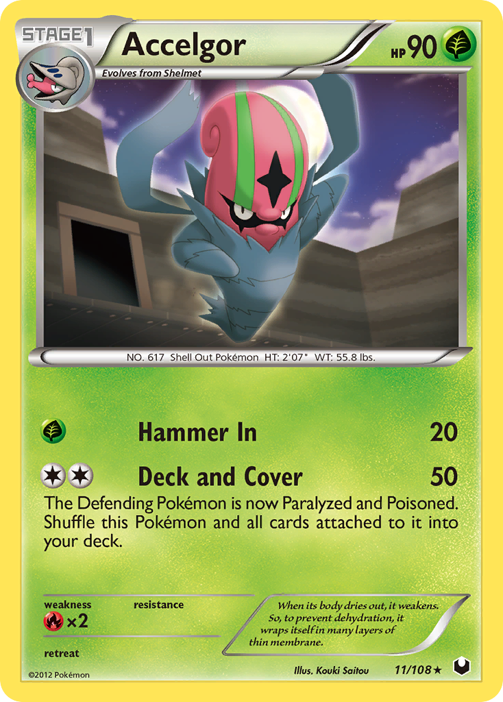 Accelgor — Dark Explorers #011 / 108