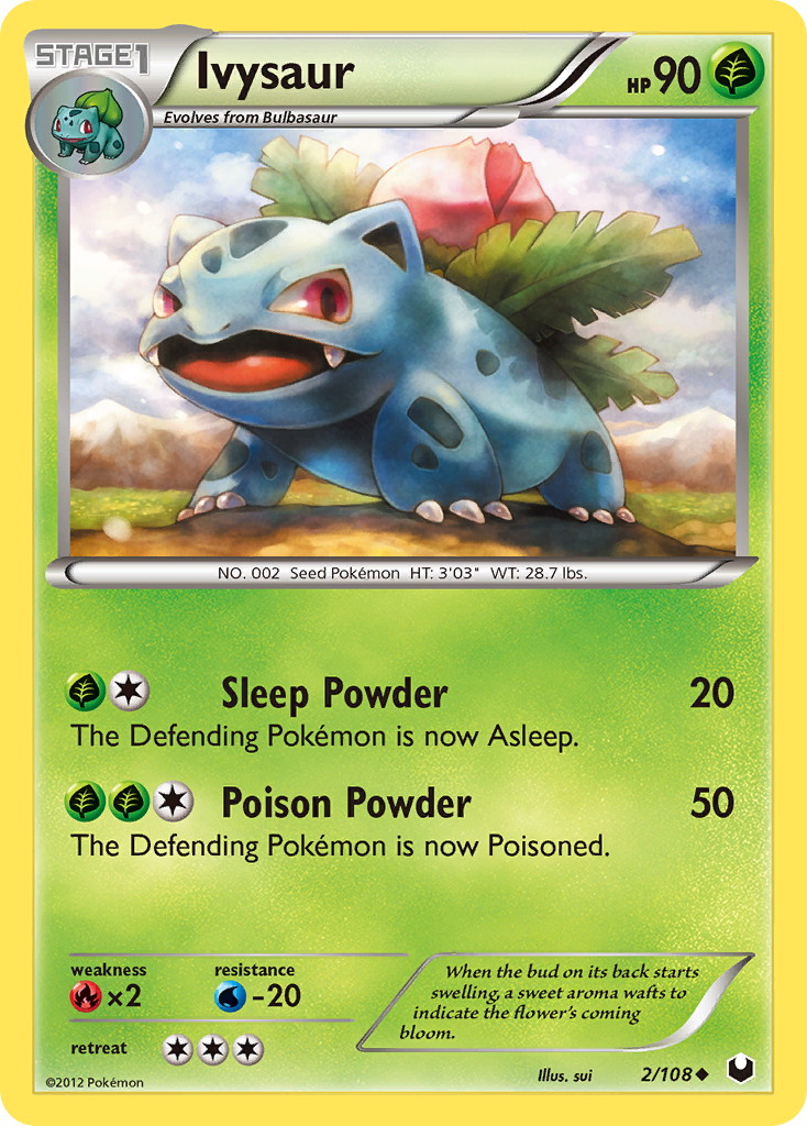 Ivysaur — Dark Explorers #002 / 108