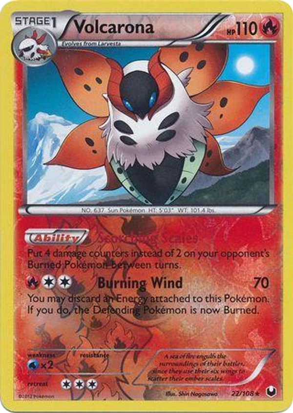 Volcarona — Dark Explorers #022 / 108