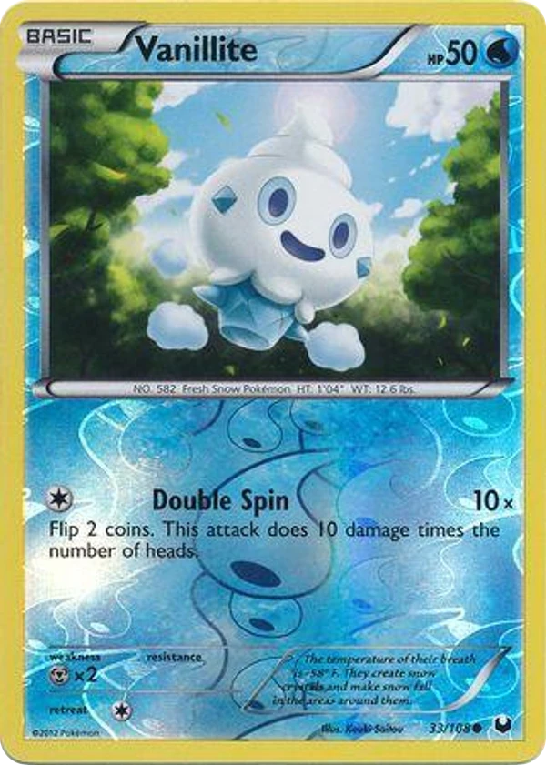 Vanillite — Dark Explorers #033 / 108