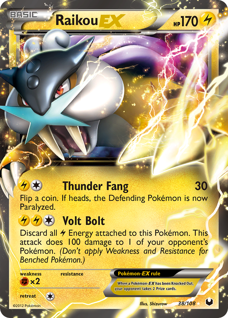Raikou-EX — Dark Explorers #038 / 108