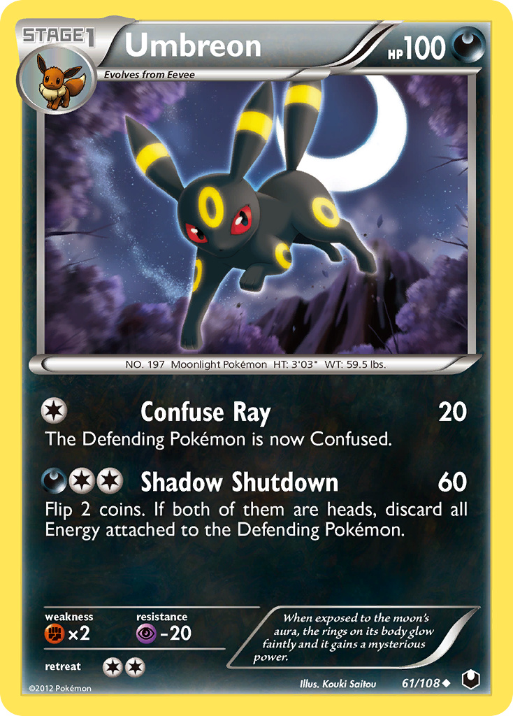 Umbreon — Dark Explorers #061 / 108