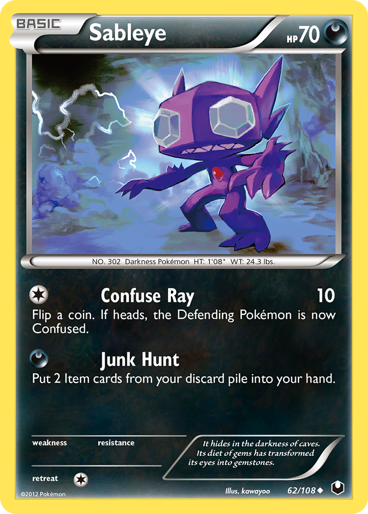 Sableye — Dark Explorers #062 / 108