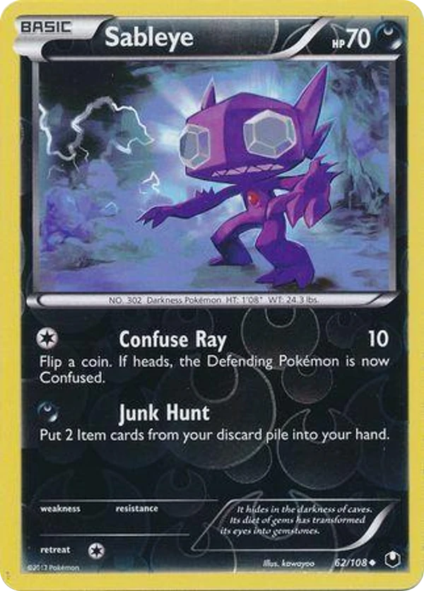 Sableye — Dark Explorers #062 / 108