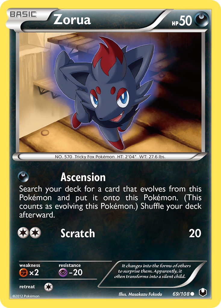 Zorua — Dark Explorers #069 / 108