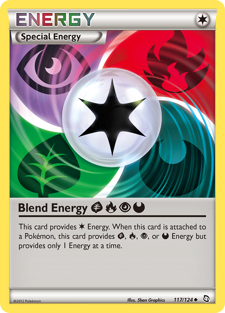 Blend Energy GrassFirePsychicDarkness — Dragons Exalted #117 / 124