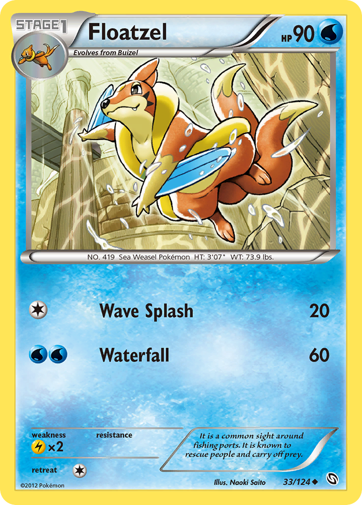 Floatzel — Dragons Exalted #033 / 124