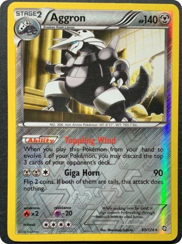 Aggron — Dragons Exalted #080 / 124