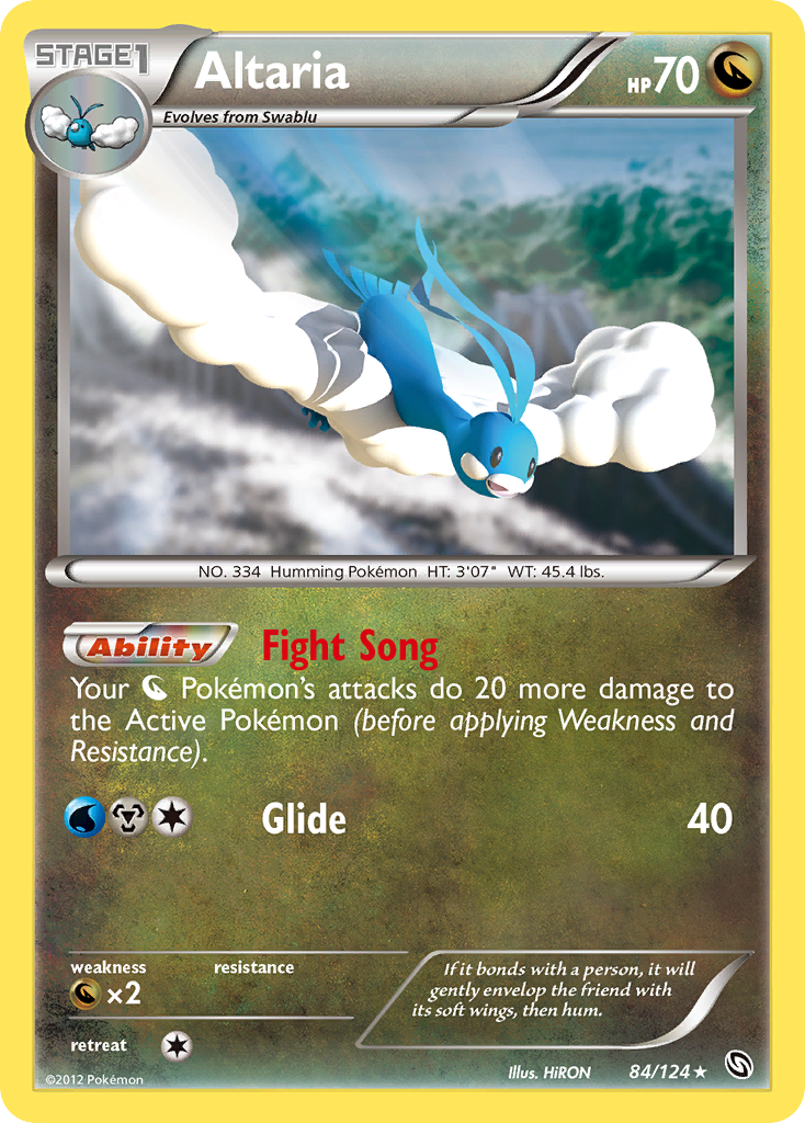 Altaria — Dragons Exalted #084 / 124