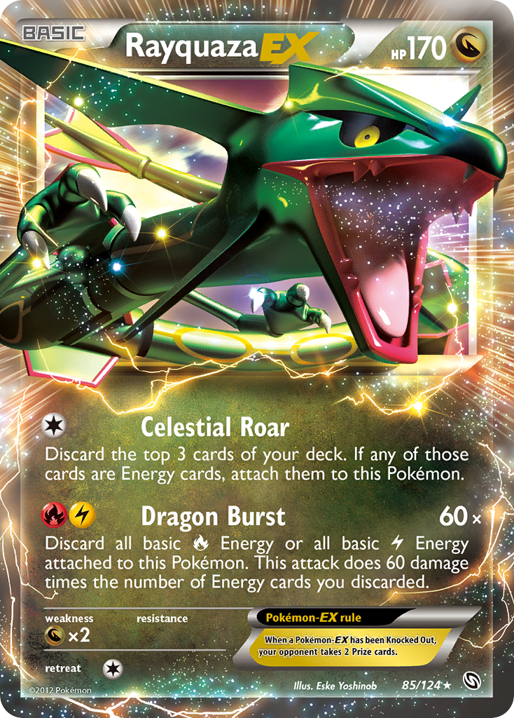 Rayquaza-EX — Dragons Exalted #085 / 124