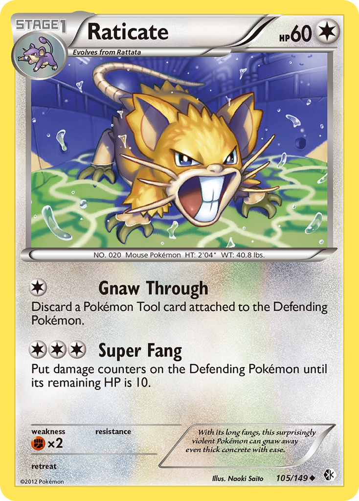 Raticate — Boundaries Crossed #105 / 149