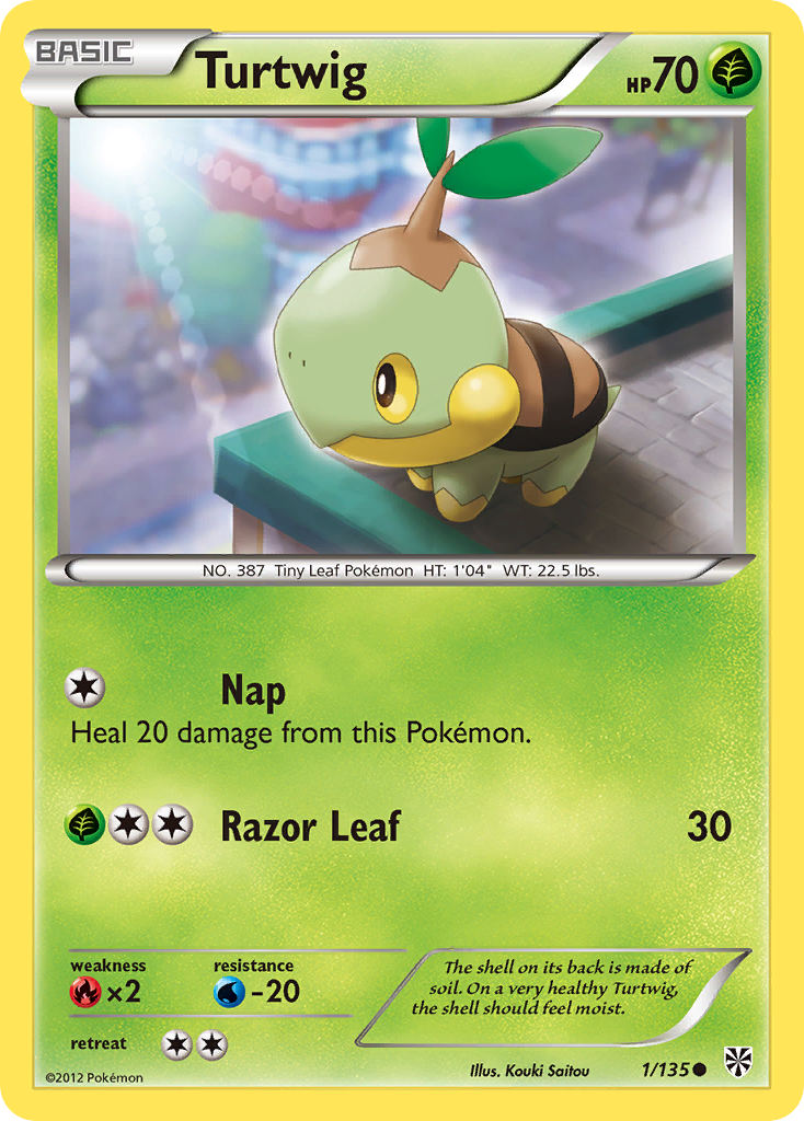 Turtwig — Plasma Storm #001 / 135