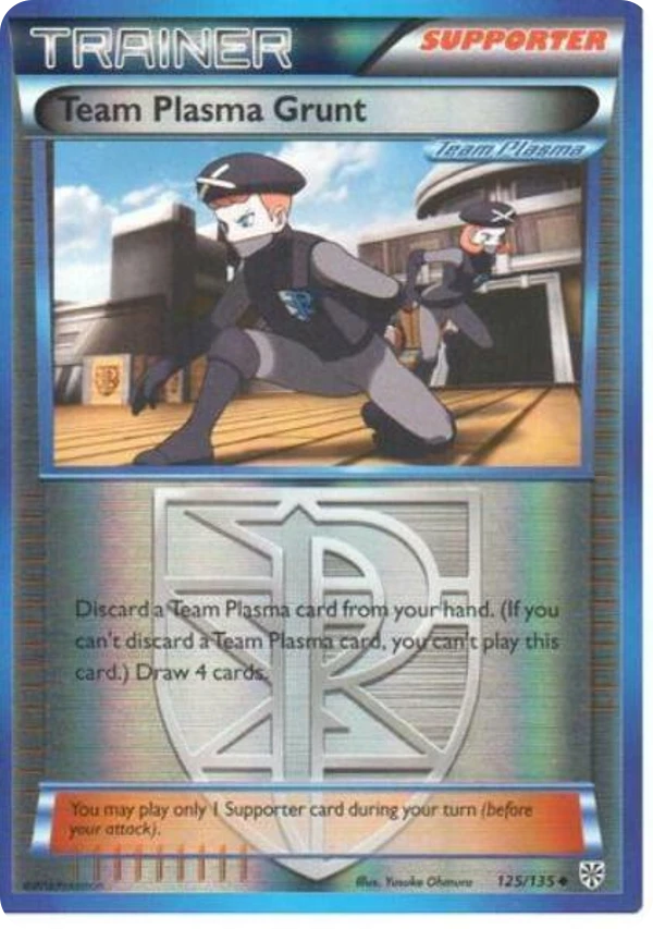 Team Plasma Grunt — Plasma Storm #125 / 135