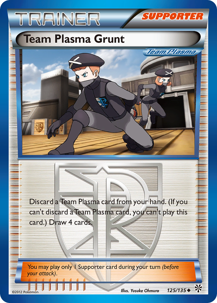 Team Plasma Grunt — Plasma Storm #125 / 135