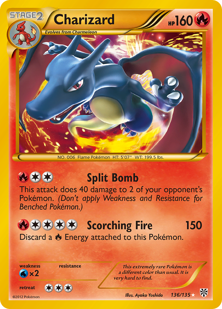 Charizard — Plasma Storm #136 / 135