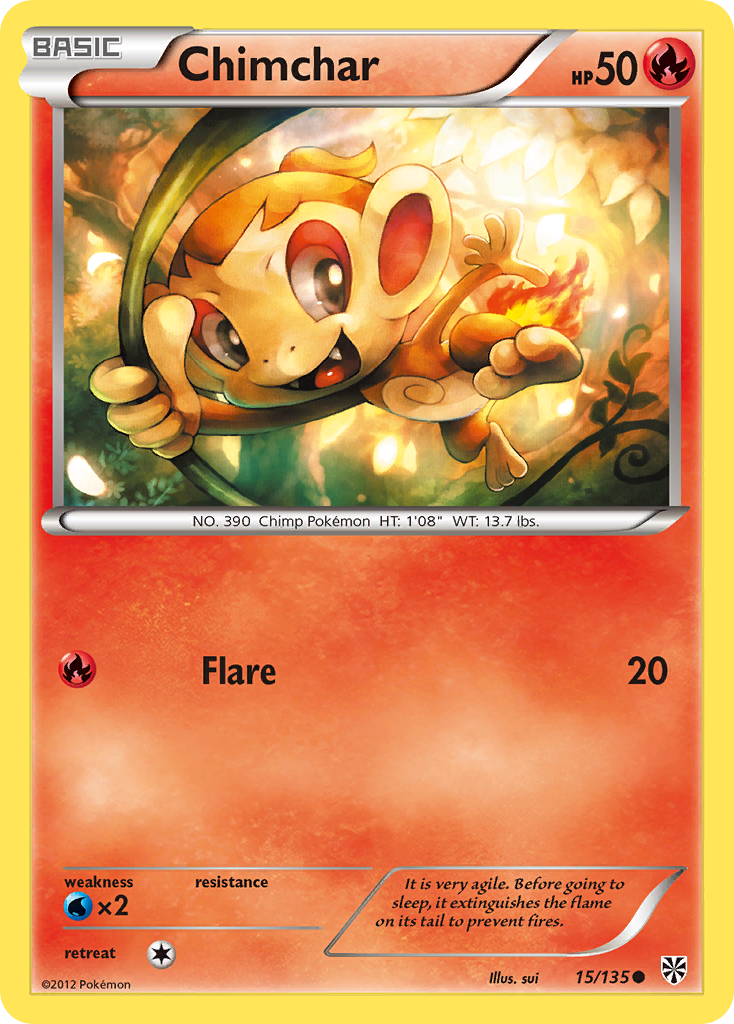 Chimchar — Plasma Storm #015 / 135