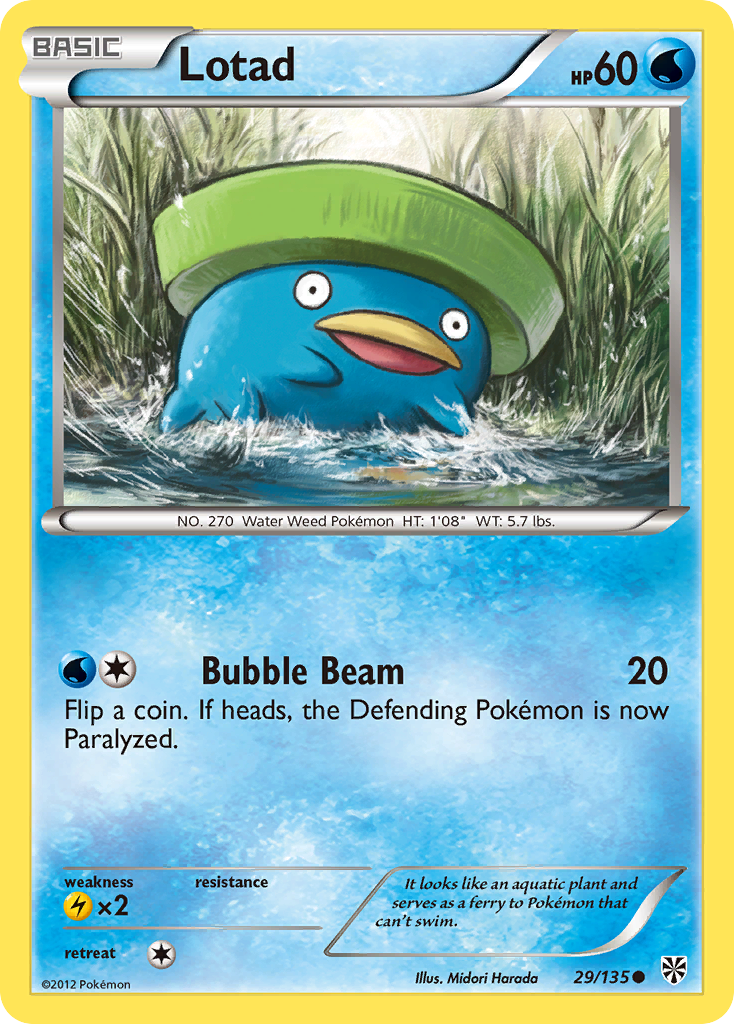 Lotad — Plasma Storm #029 / 135