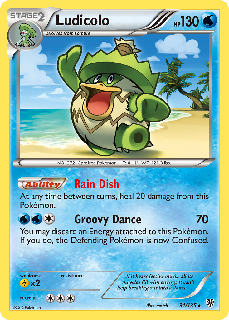 Ludicolo — Plasma Storm #031 / 135