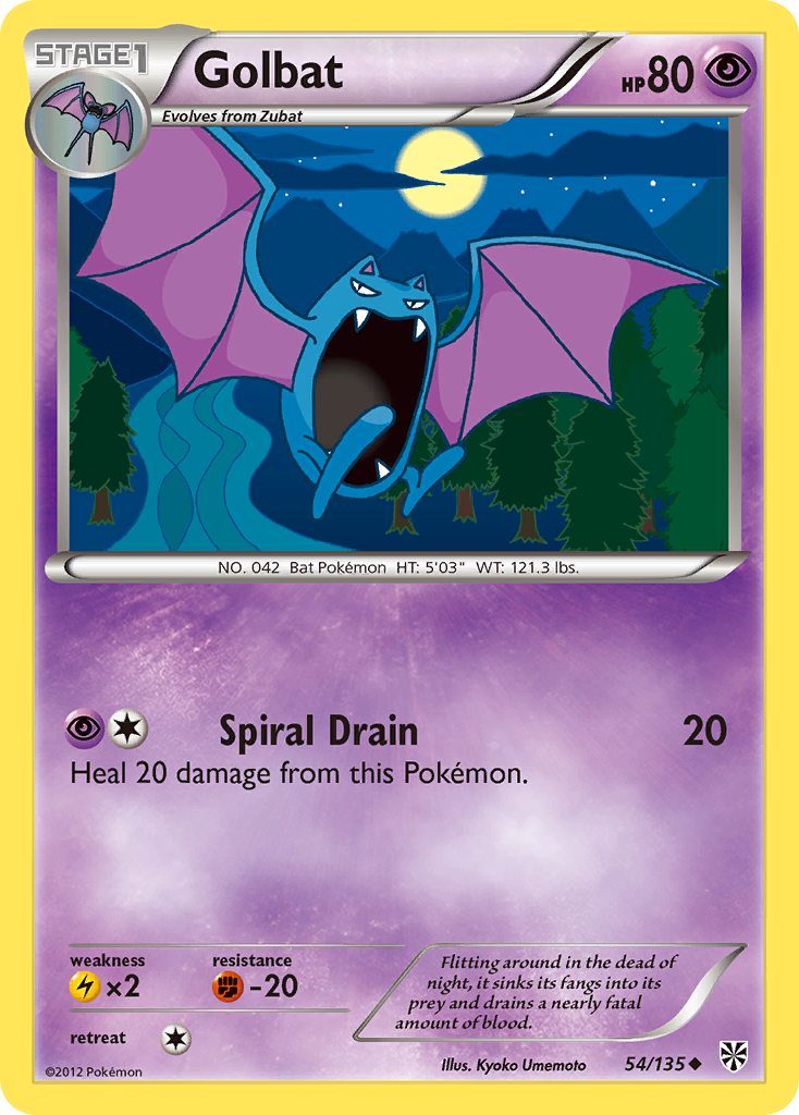 Golbat — Plasma Storm #054 / 135