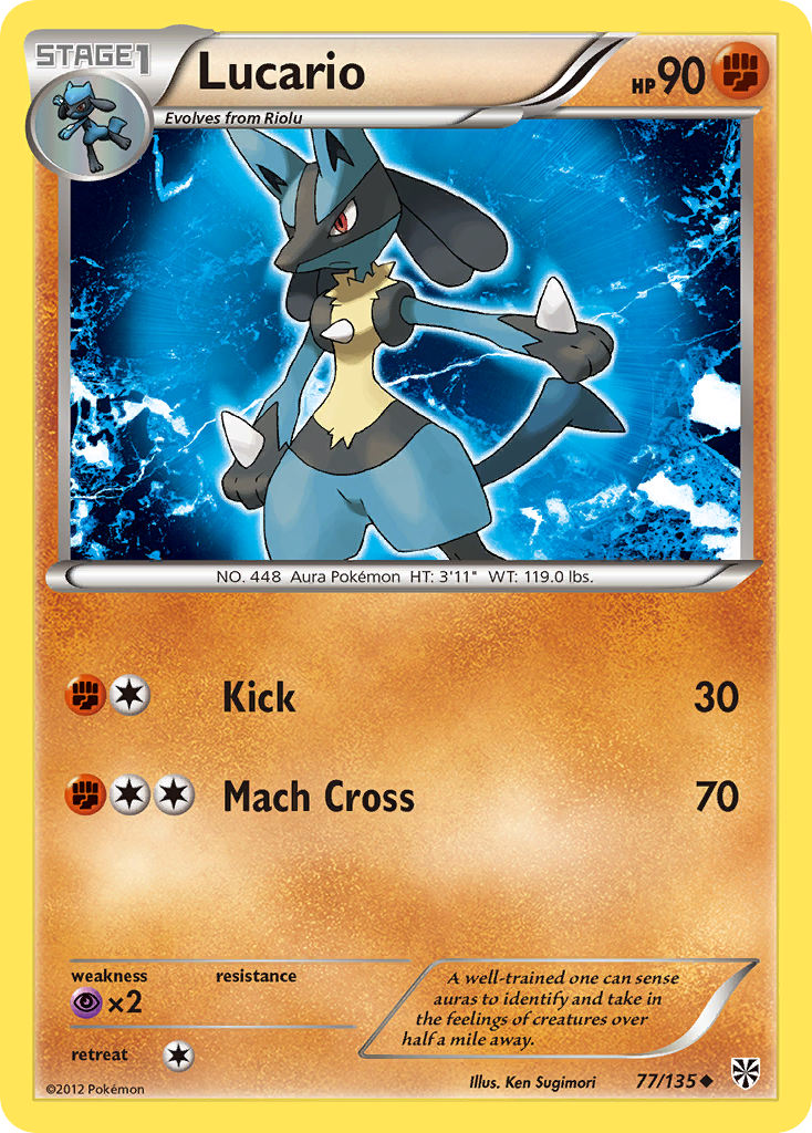 Lucario — Plasma Storm #077 / 135