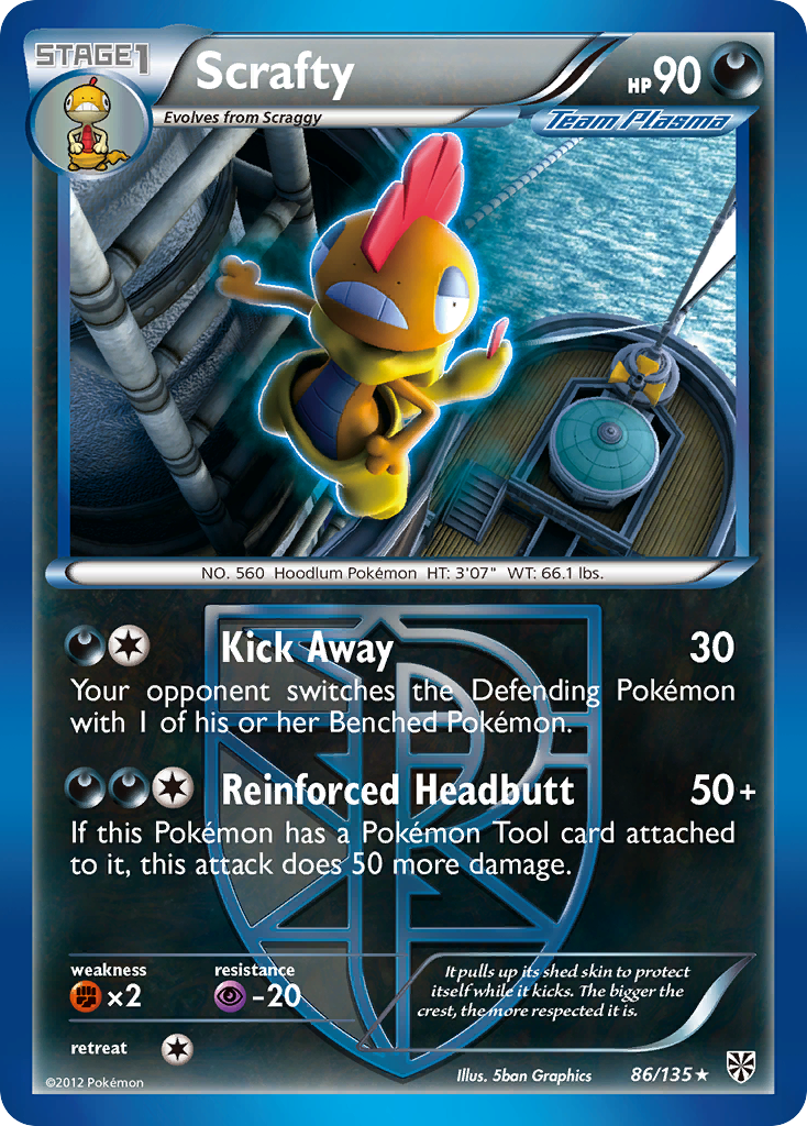 Scrafty — Plasma Storm #086 / 135