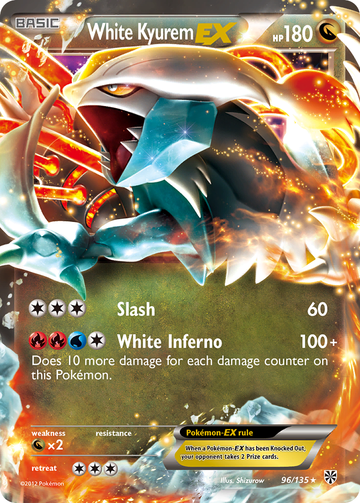 White Kyurem-EX — Plasma Storm #096 / 135