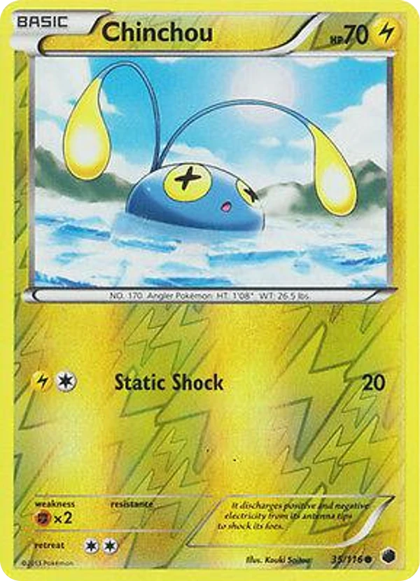 Chinchou — Plasma Freeze #035 / 116